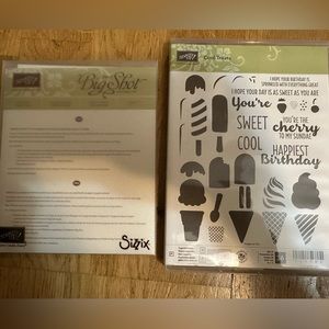 Cool Treats Stamp and Thin Lit Set